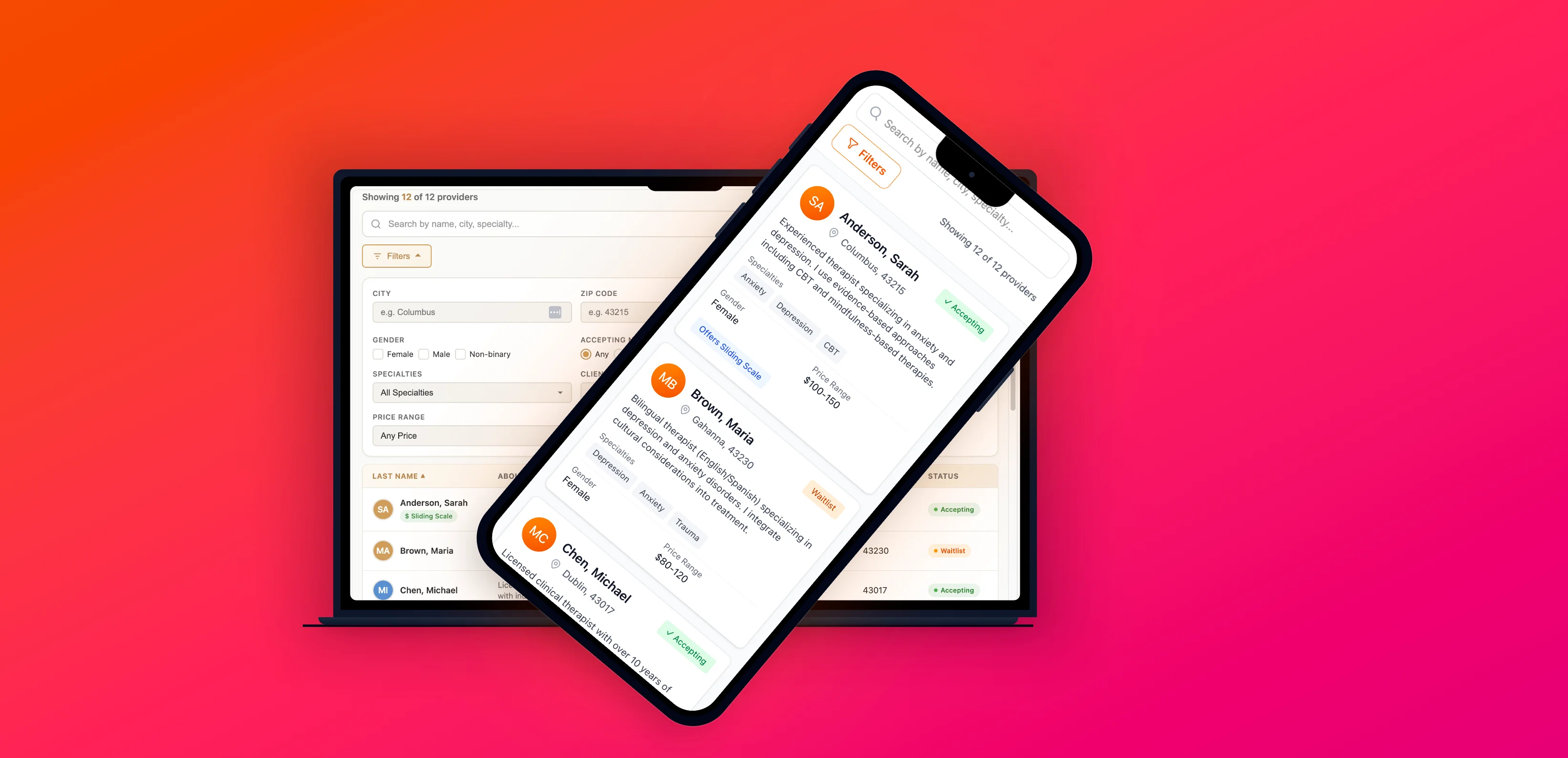 COCA Provider Directory
