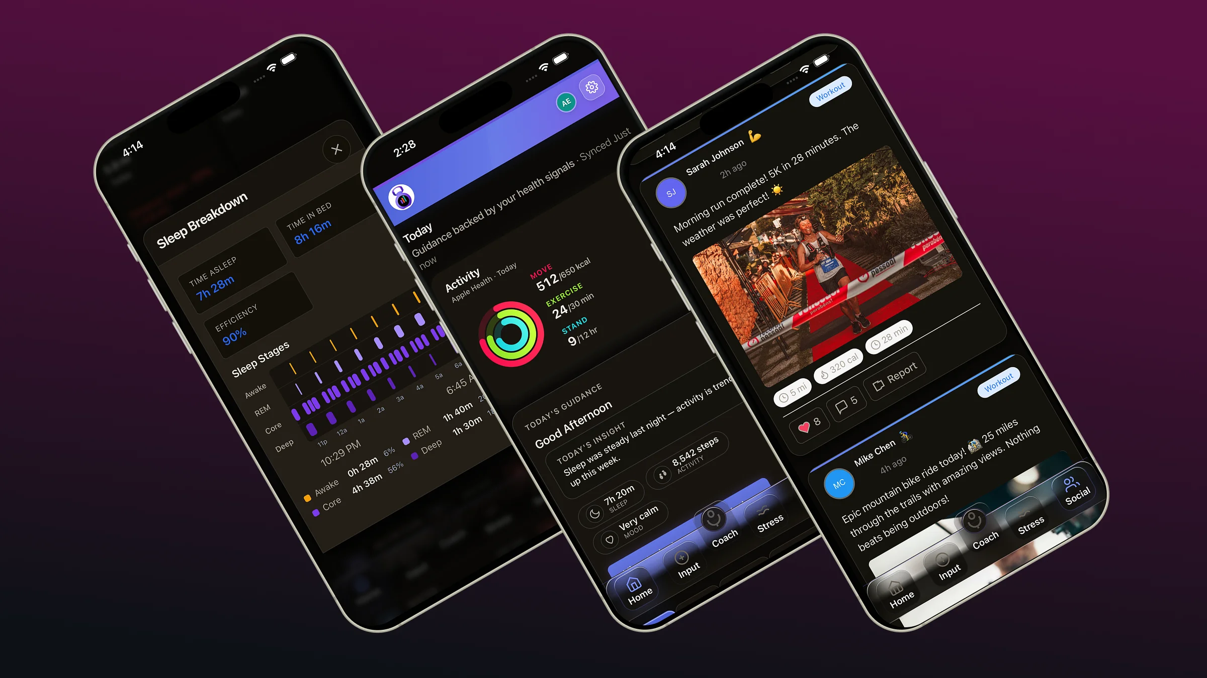 Fittra Wellness app screens