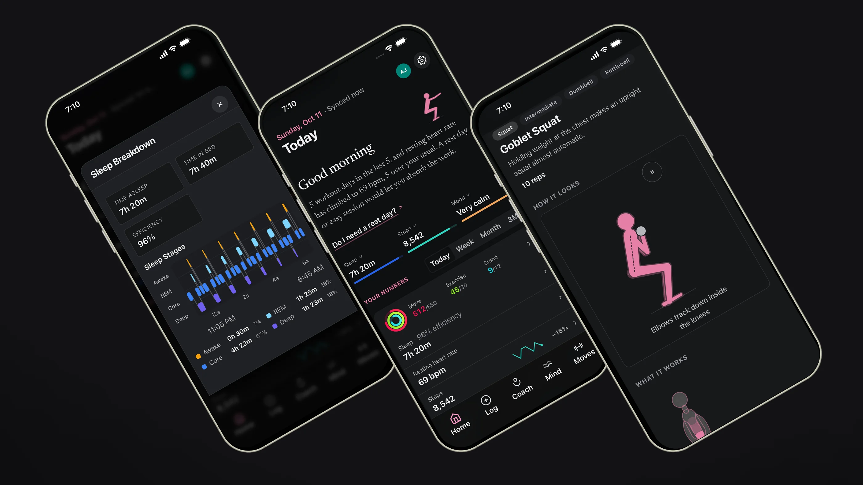 Fittra Wellness app screens