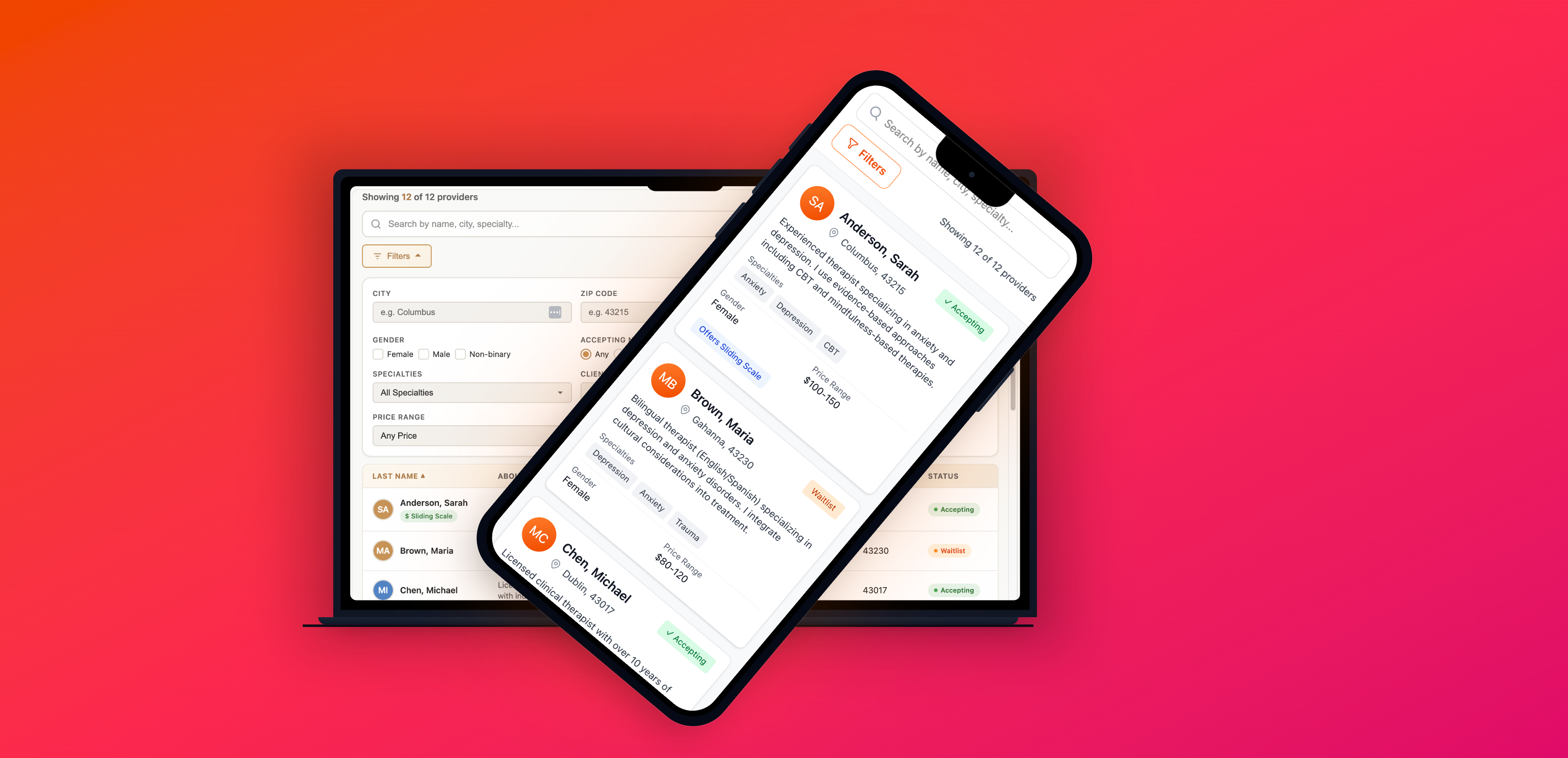 COCA Provider Directory concept